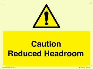 Caution Reduced Headroom